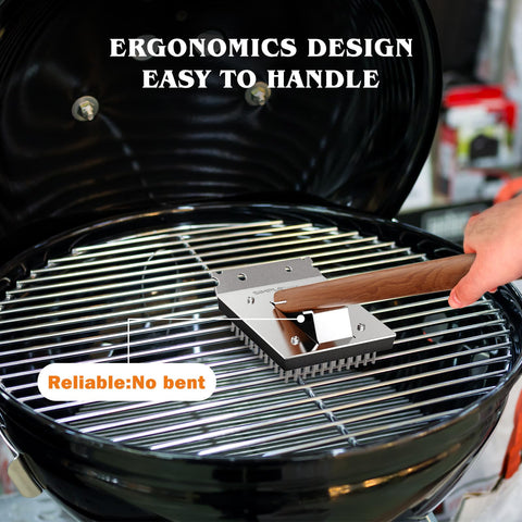 SIMPLETASTE grill cleaning accessory suitable for iron, steel, and ceramic grills