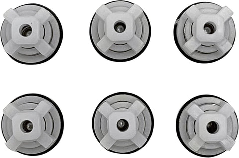 Pack of six valves ready for replacement in your pressure washer.