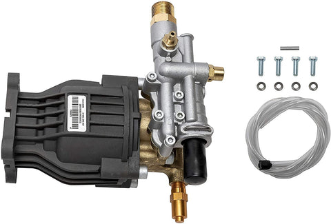 SIMPSON 90029 pump installation image showing easy swap and reliable power
