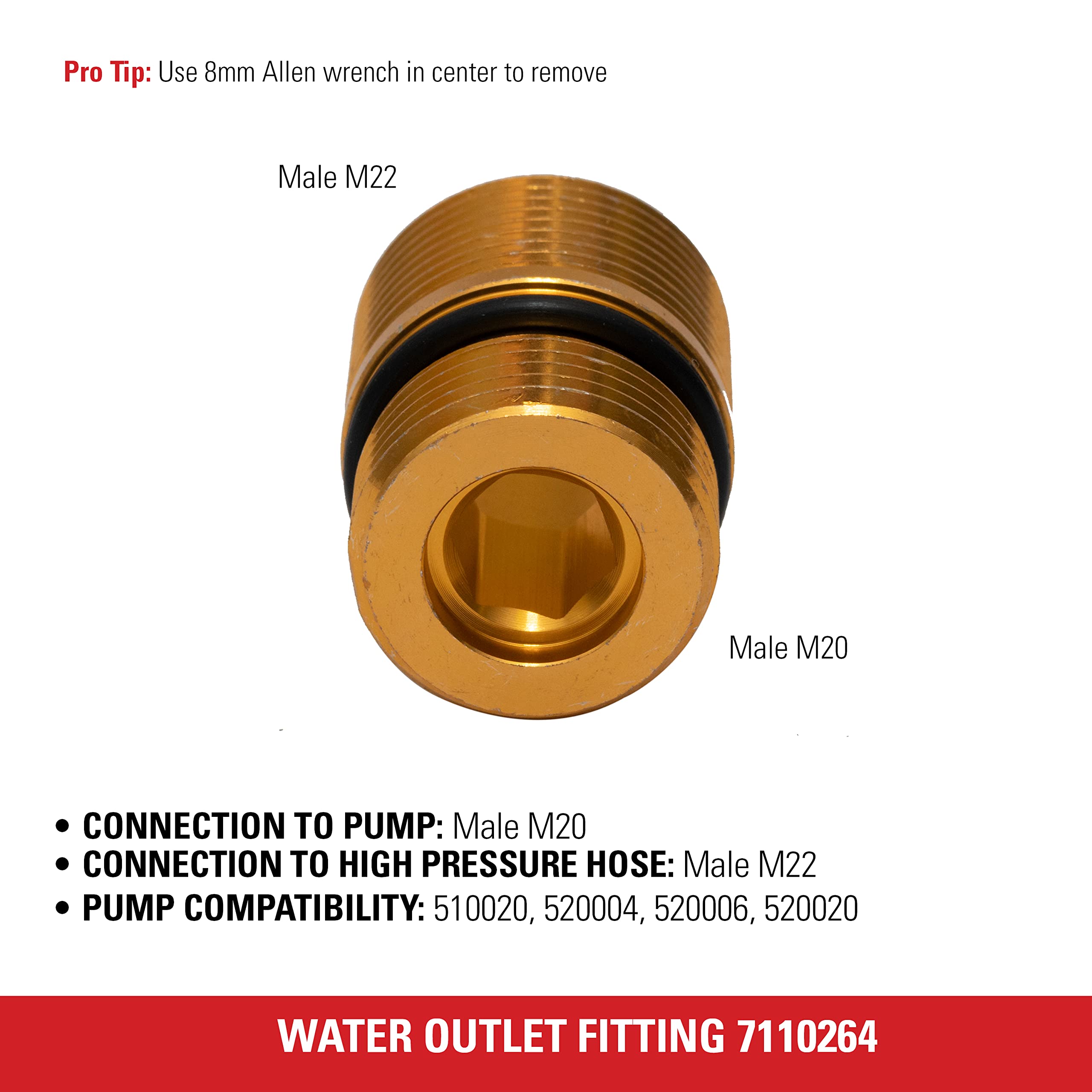 Simpson anodized aluminum body resists corrosion for durable performance.