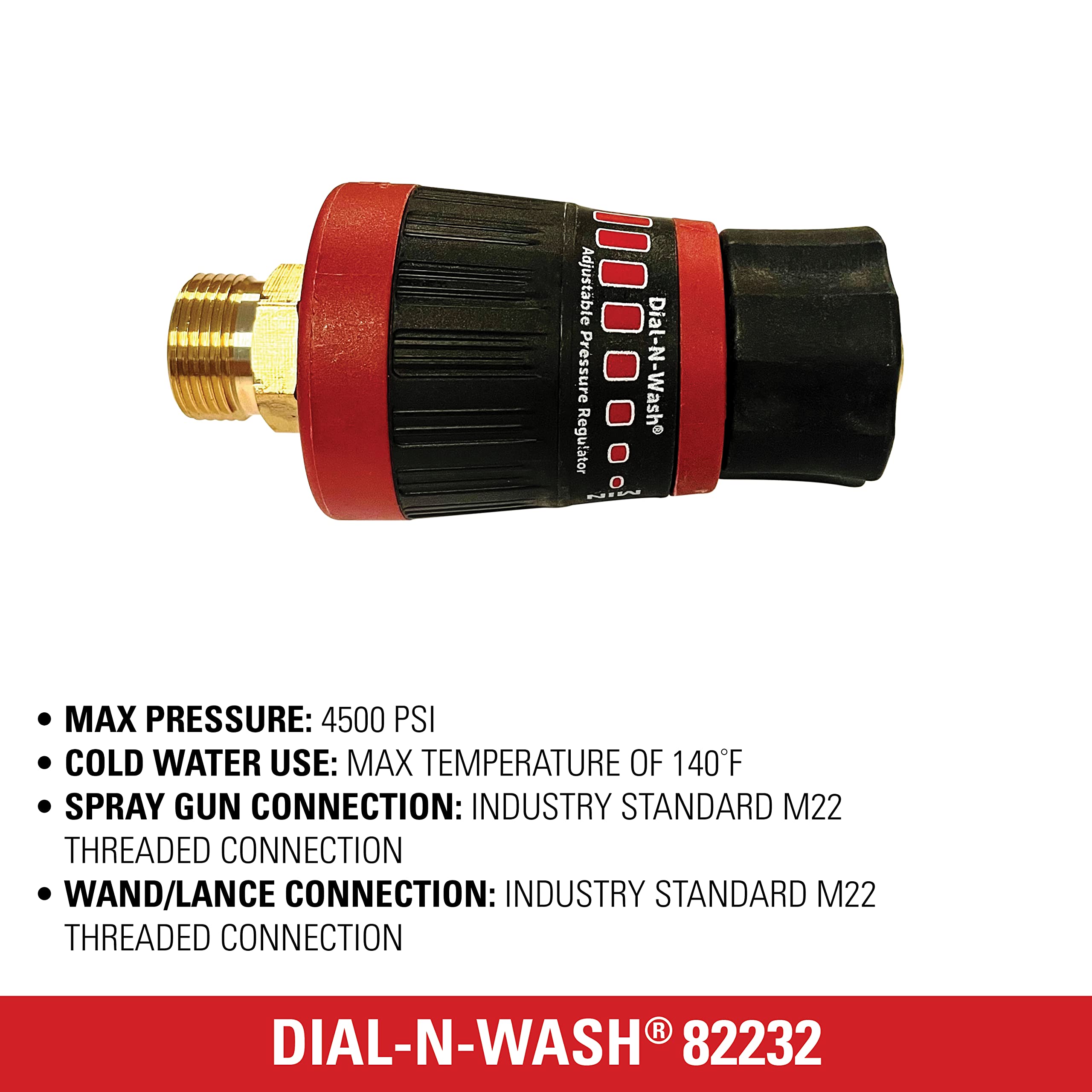 SIMPSON Dial-N-Wash connected to a gas-powered washer in operation.