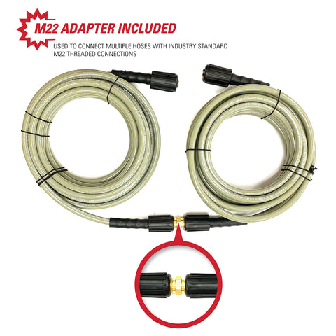 SIMPSON MorFlex kink-resistant design prevents tangling during setup