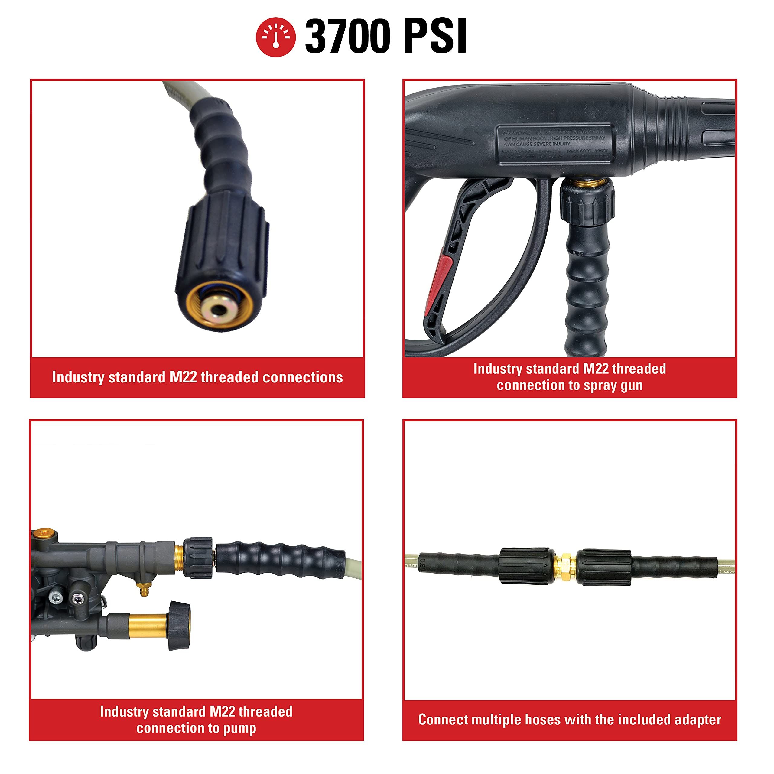 SIMPSON MorFlex M22 connection for broad washer compatibility