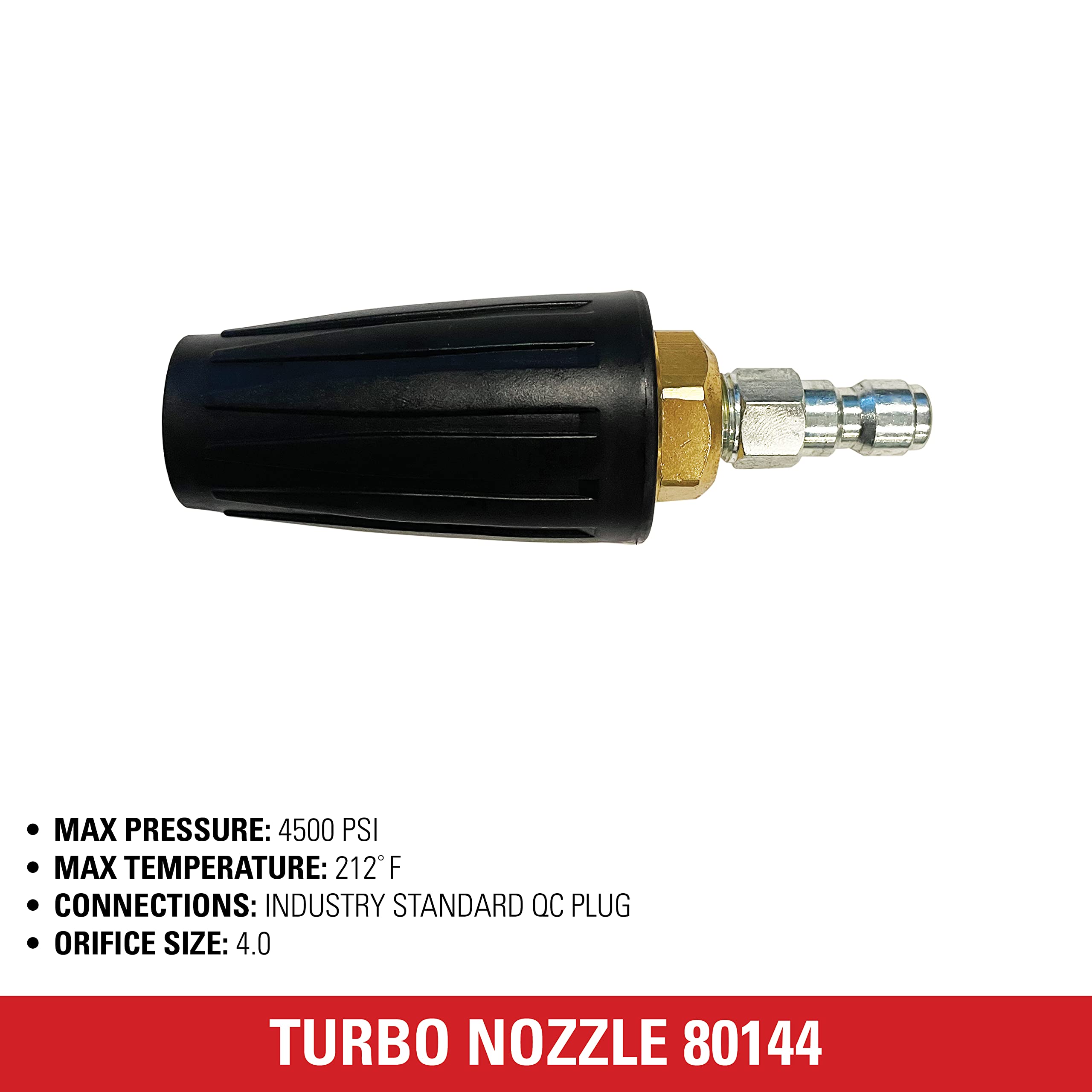 SIMPSON turbo nozzle enhances cleaning with a powerful oscillating jet