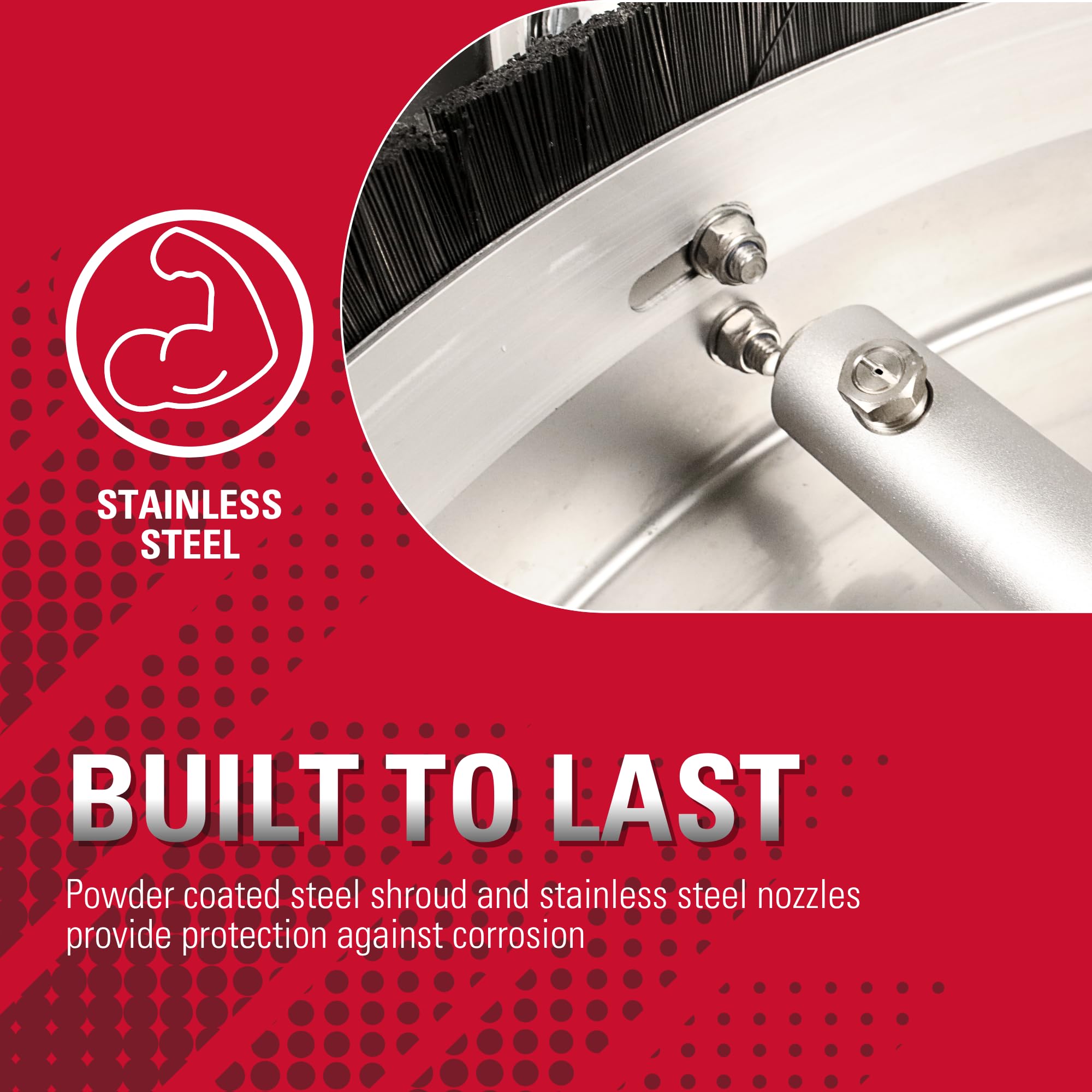 SIMPSON universal-165-surface-cleaner psi compatibility 2000-4000 for versatile machines.