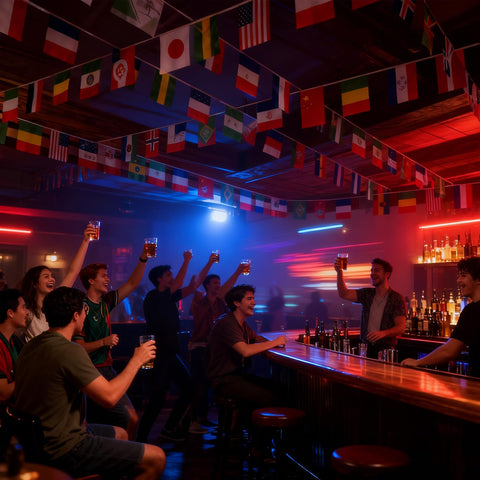 SIMVOTM Flag Bunting ideal for Olympic or World Cup viewing.