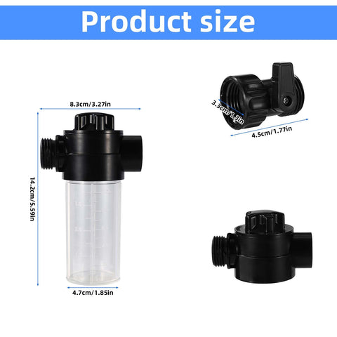 Sinbana valve enables adjustable concentration for balanced plant feeding.