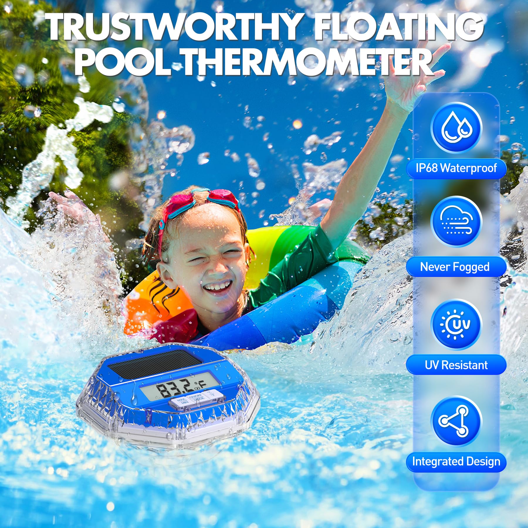 Sinbyuer daily high-low temperature trends help plan pool activities.