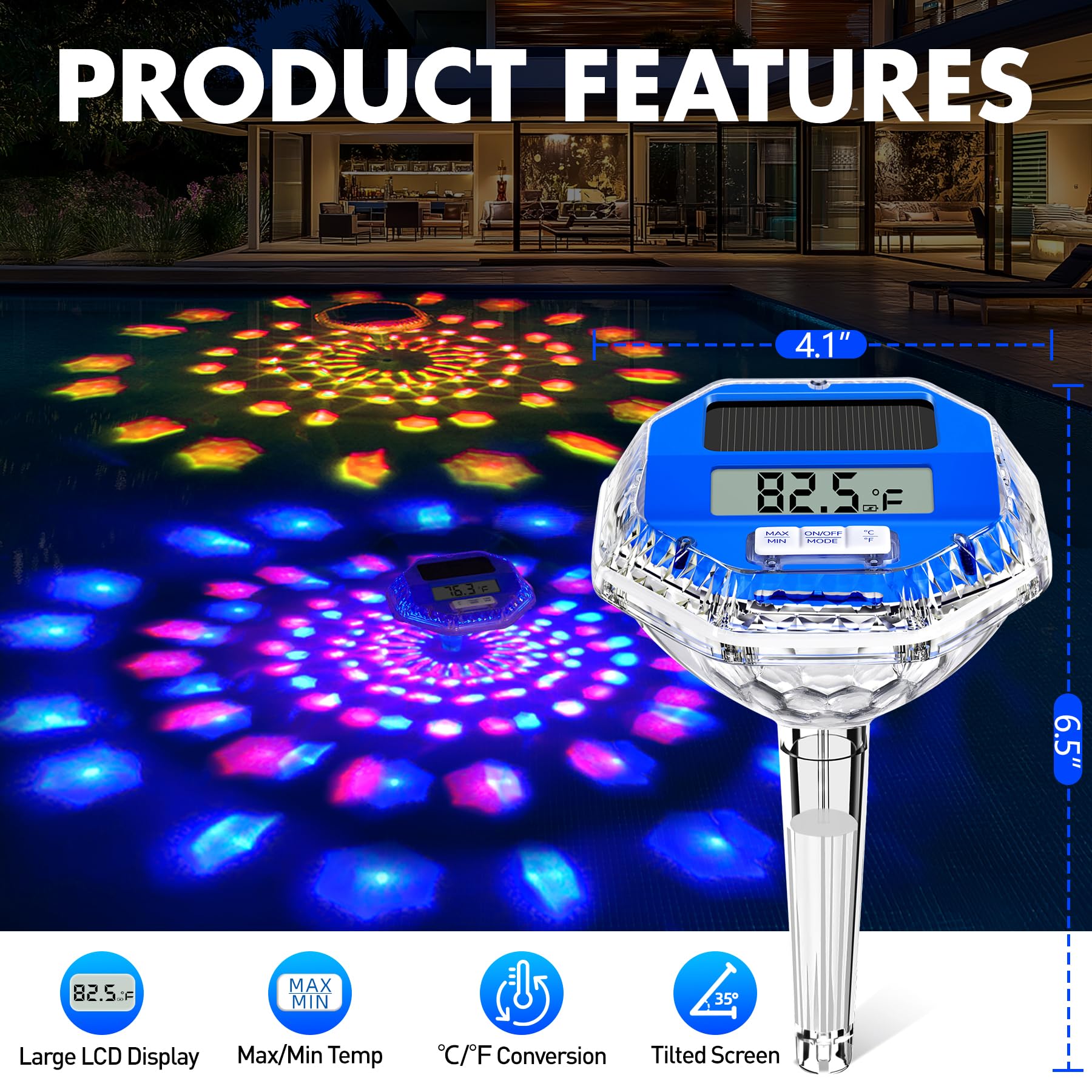Sinbyuer IP68 waterproof design protects the internal components from splashes.