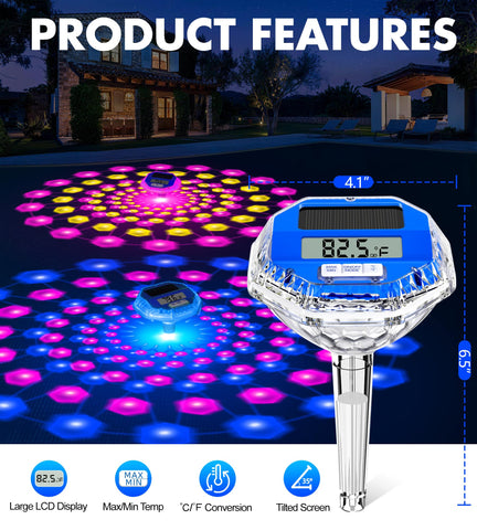 Sinbyuer IP68 waterproof thermometer resists splashes and immersion