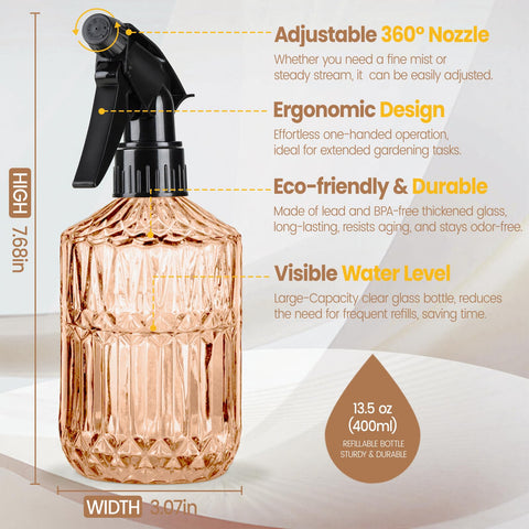 Sincengel adjustable nozzle demonstrates precise mist control for delicate plants