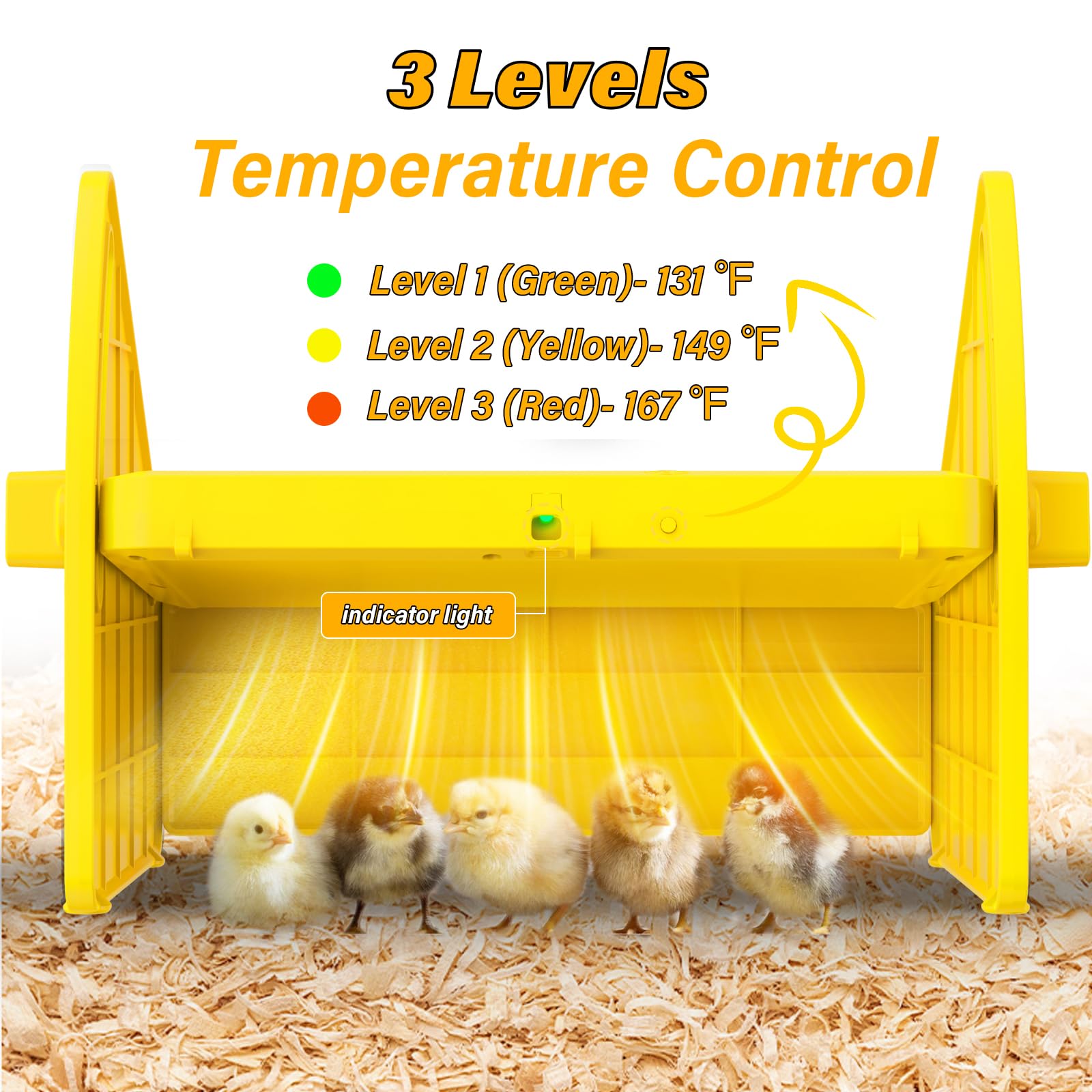 Sindarhor brooder plate with three-level temperature settings for customizable heat