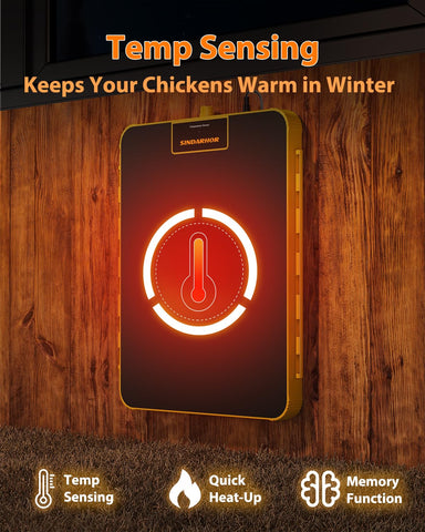 Sindarhor Brooder Plate closeup of radiant panel proving a safe heating surface
