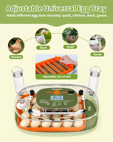 Green Sindarhor incubator shown in a compact, easy-to-use design.