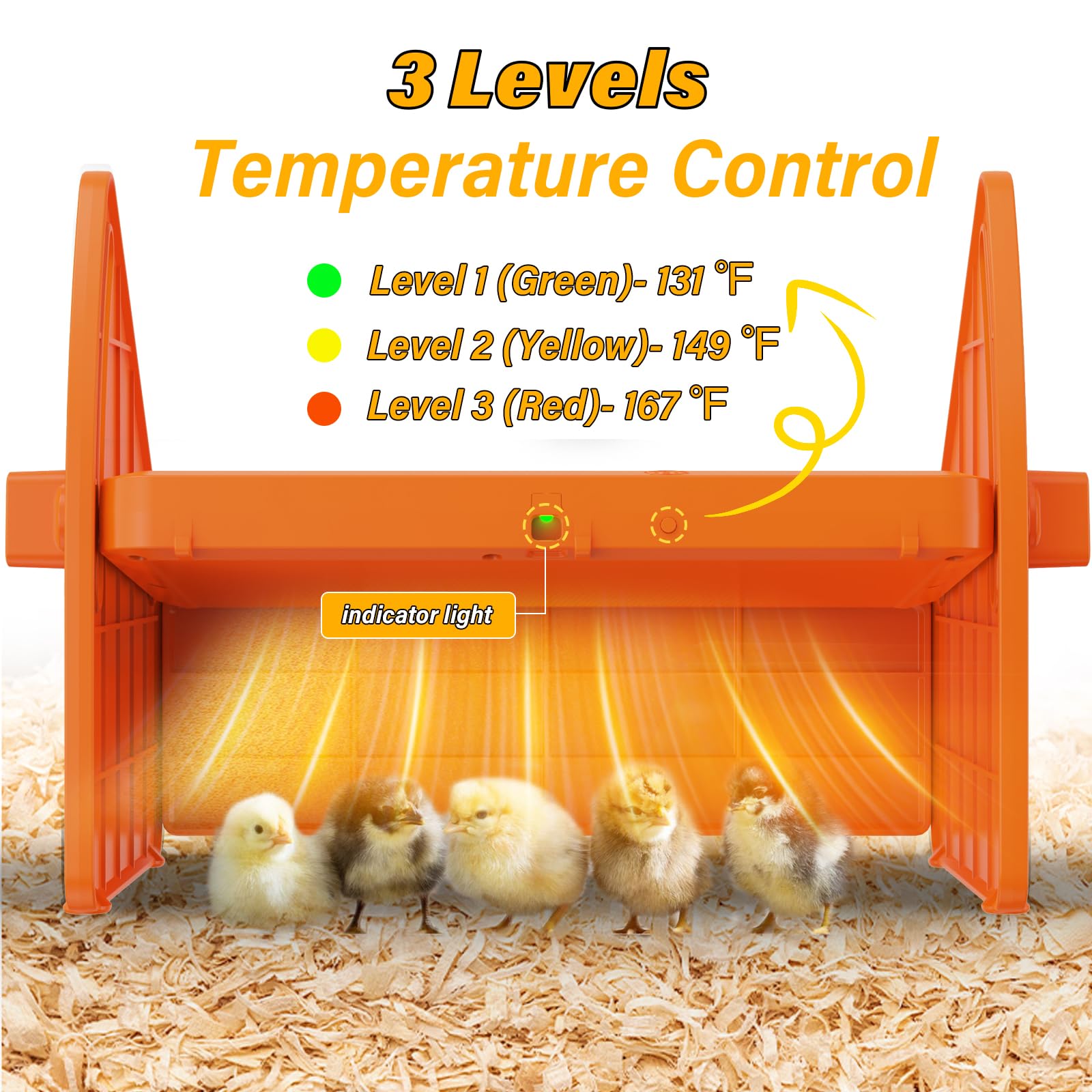 Sindarhor heating brooder plate side panels minimize heat loss for stable warmth.