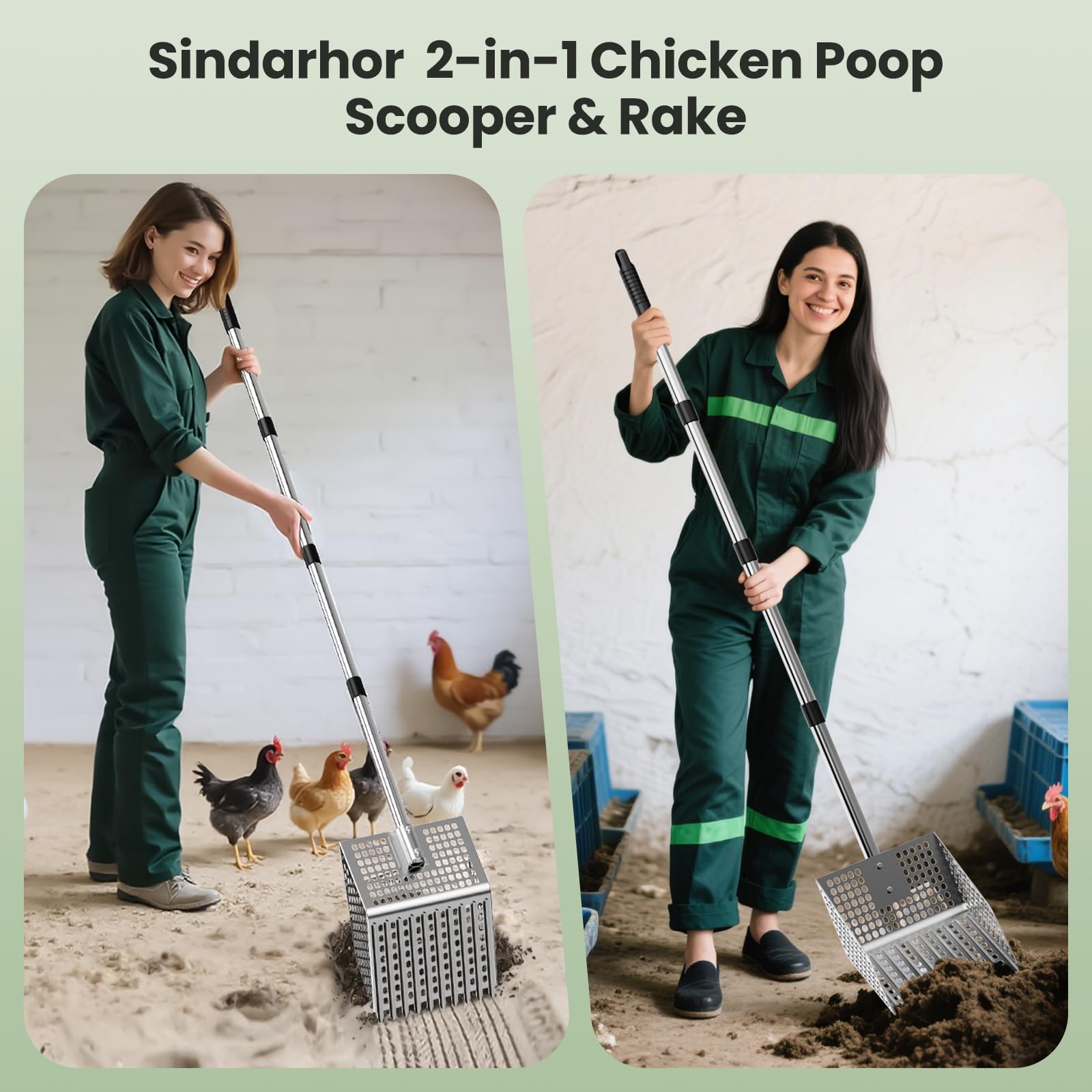 Sindarhor long-handle design supports standing cleaning for easier use