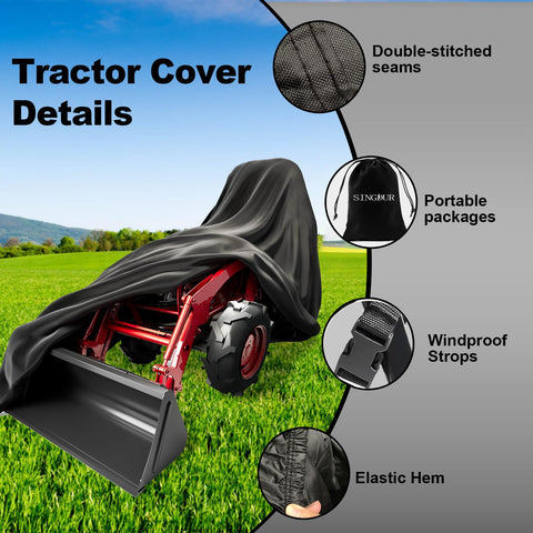 Singdur Tractor Cover guards against dust and dirt and is easy to wipe clean.