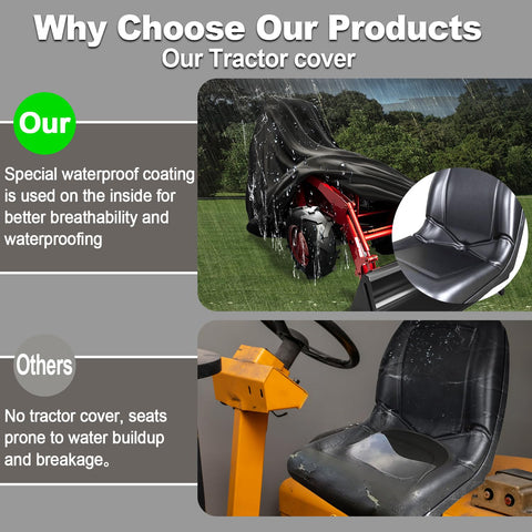 Singdur Tractor Cover features heavy-duty construction guarding against scratches and dents.