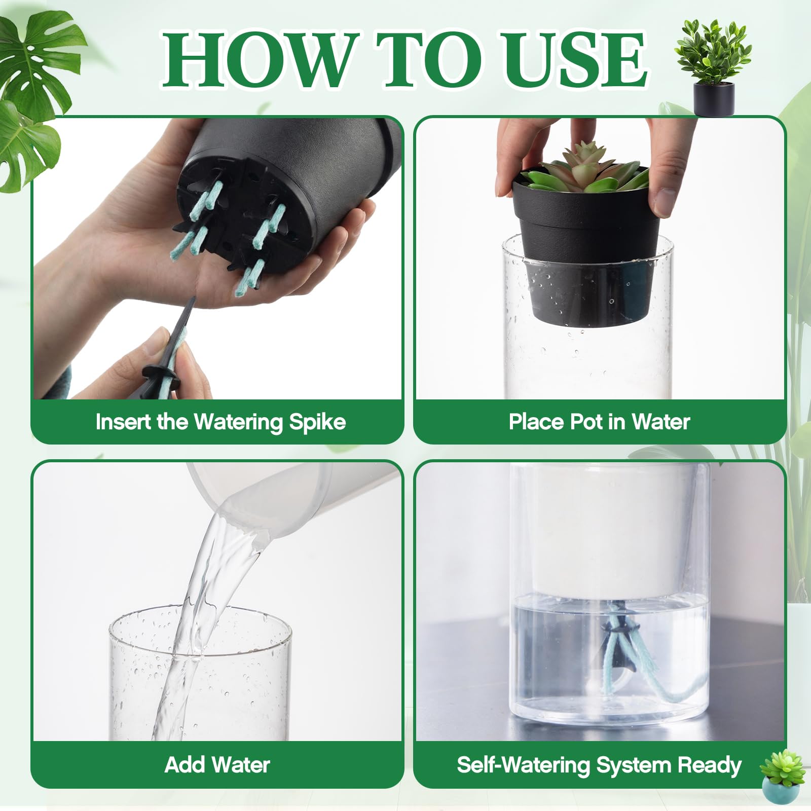 Singhoow absorbent inserts ensure consistent root moisture