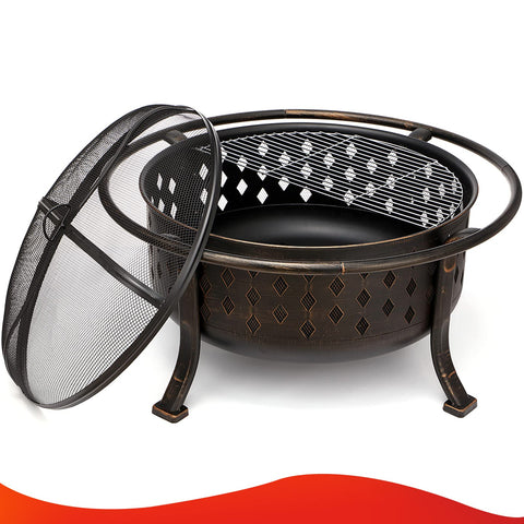 SINGLYFIRE 100-diamond vent design enhances airflow and visual appeal.