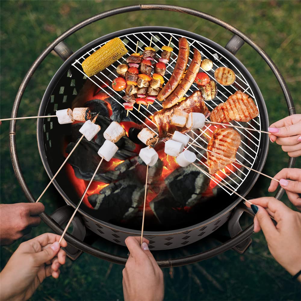 SINGLYFIRE included 20-inch poker for safe wood handling.