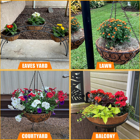 Easy to fit and shape to round baskets for quick setup.
