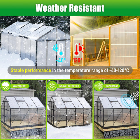 Sinimaka UV-protected high-transparency panel ensures daylight for plants