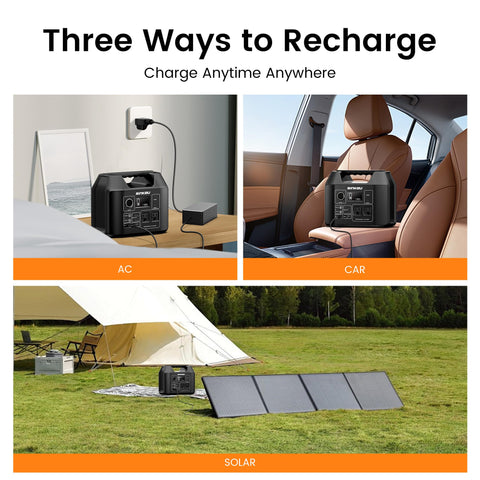 SinKeu 300W AC outlets in use provide reliable home backup power.