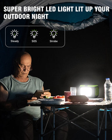 SinKeu DC outputs powering a car vacuum and small fridge on the go