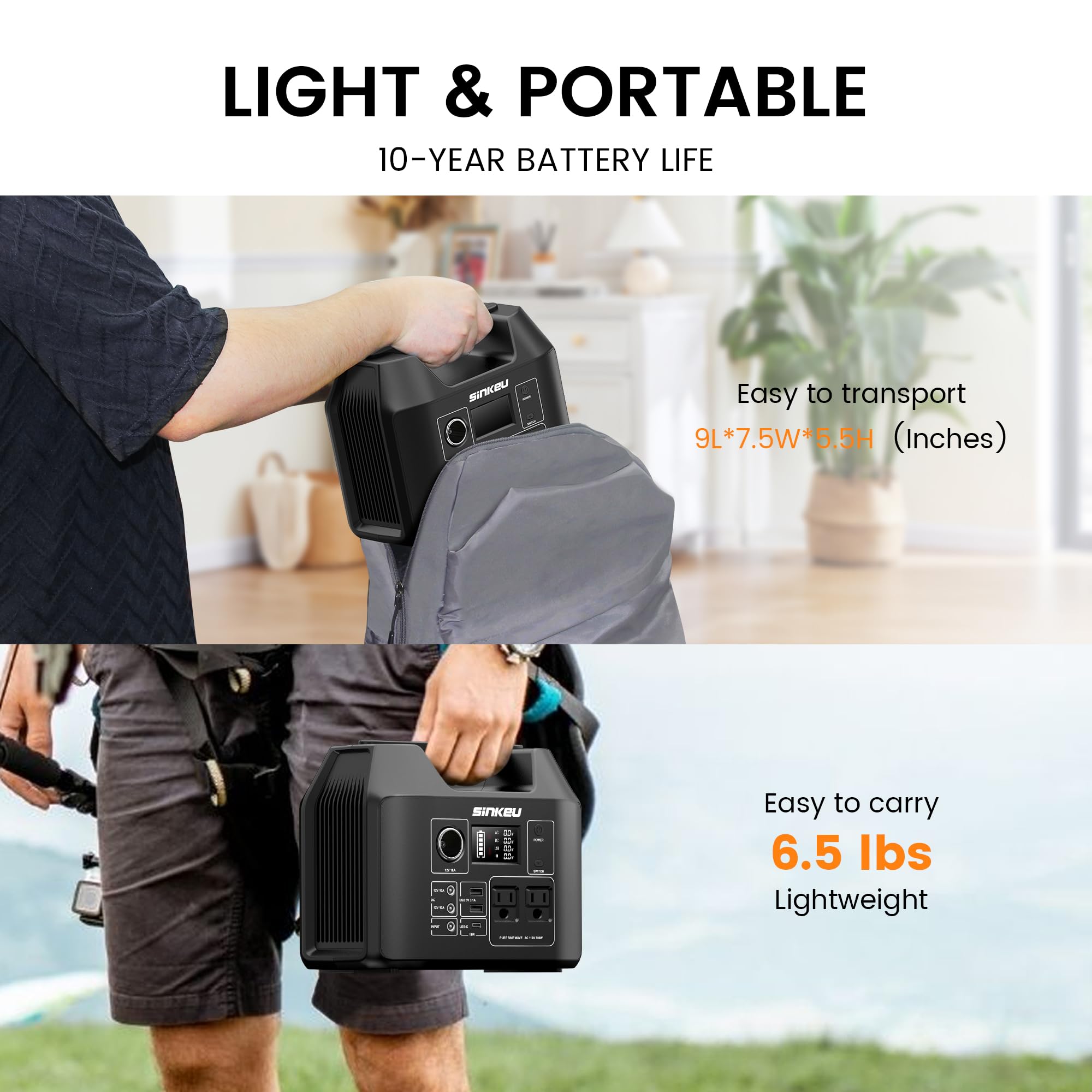 SinKeU LiFePO4 battery inside view suggests long lifespan and dependable cycles.
