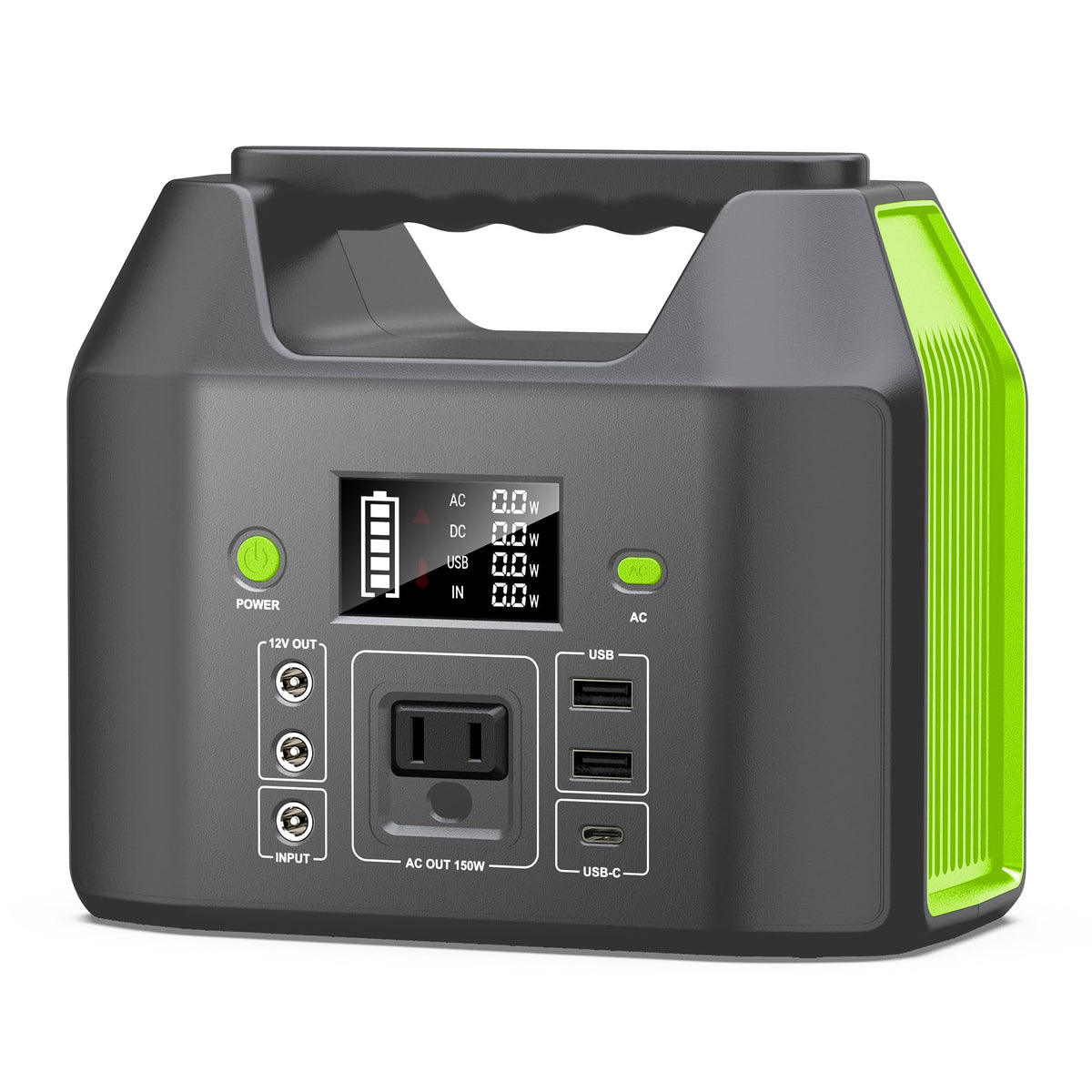 SinKeu portable power station front view for reliable off-grid energy