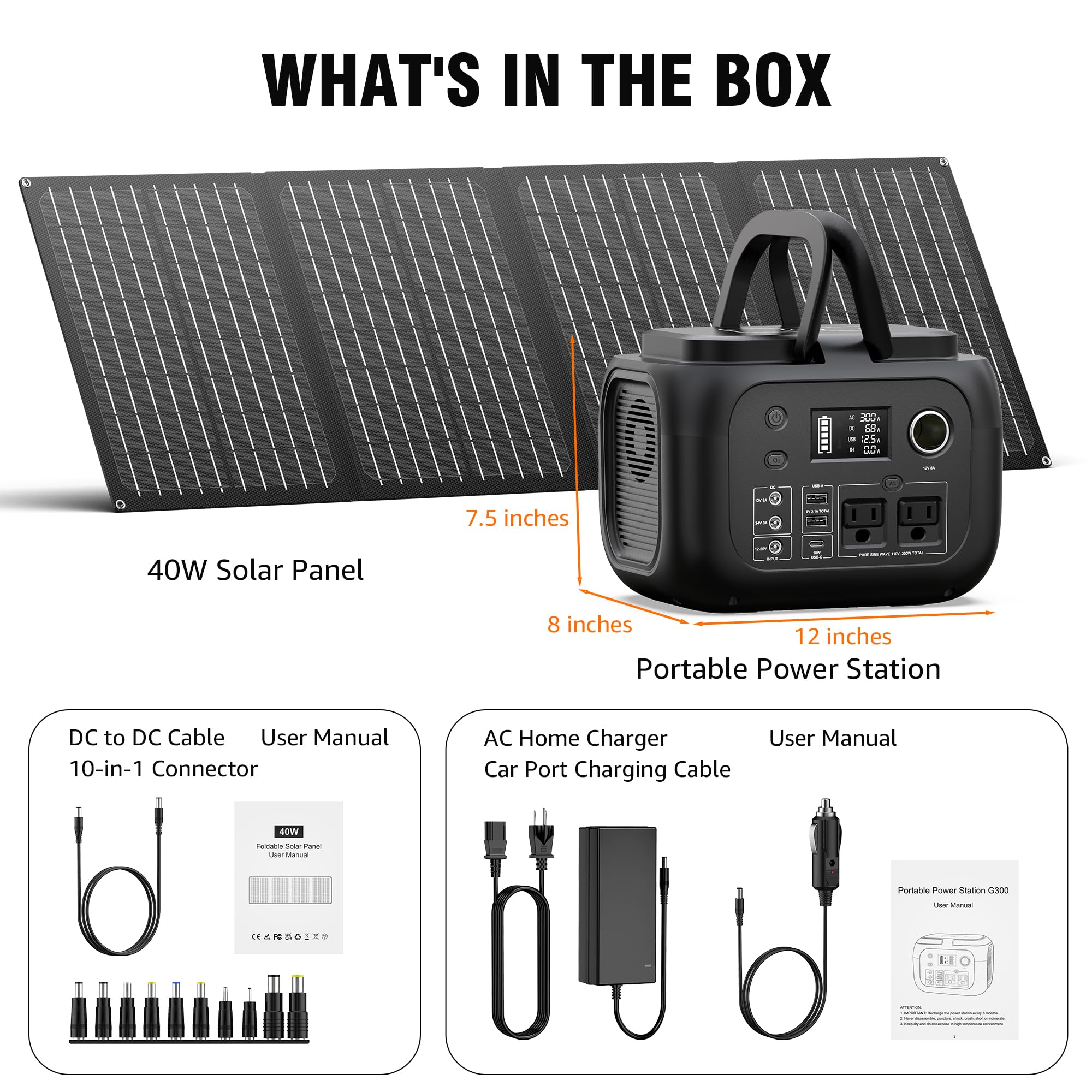 SinKeu foldable panel with connectors and cords for flexible setup.