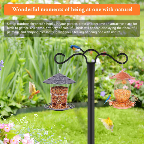 SINLEY elegant garden display, organizing multiple hanging items.