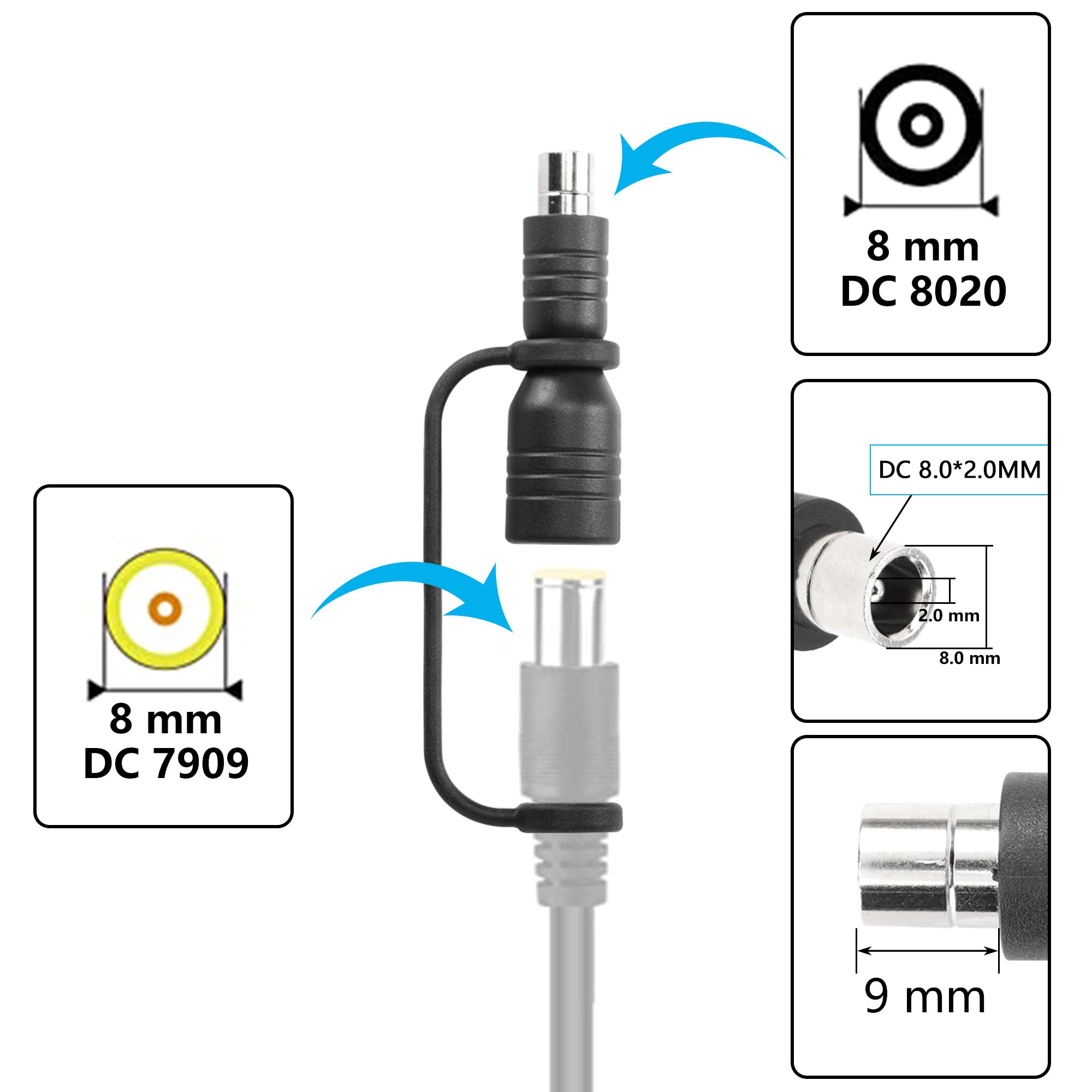 SinLoon adapter in use with a portable power station outdoors