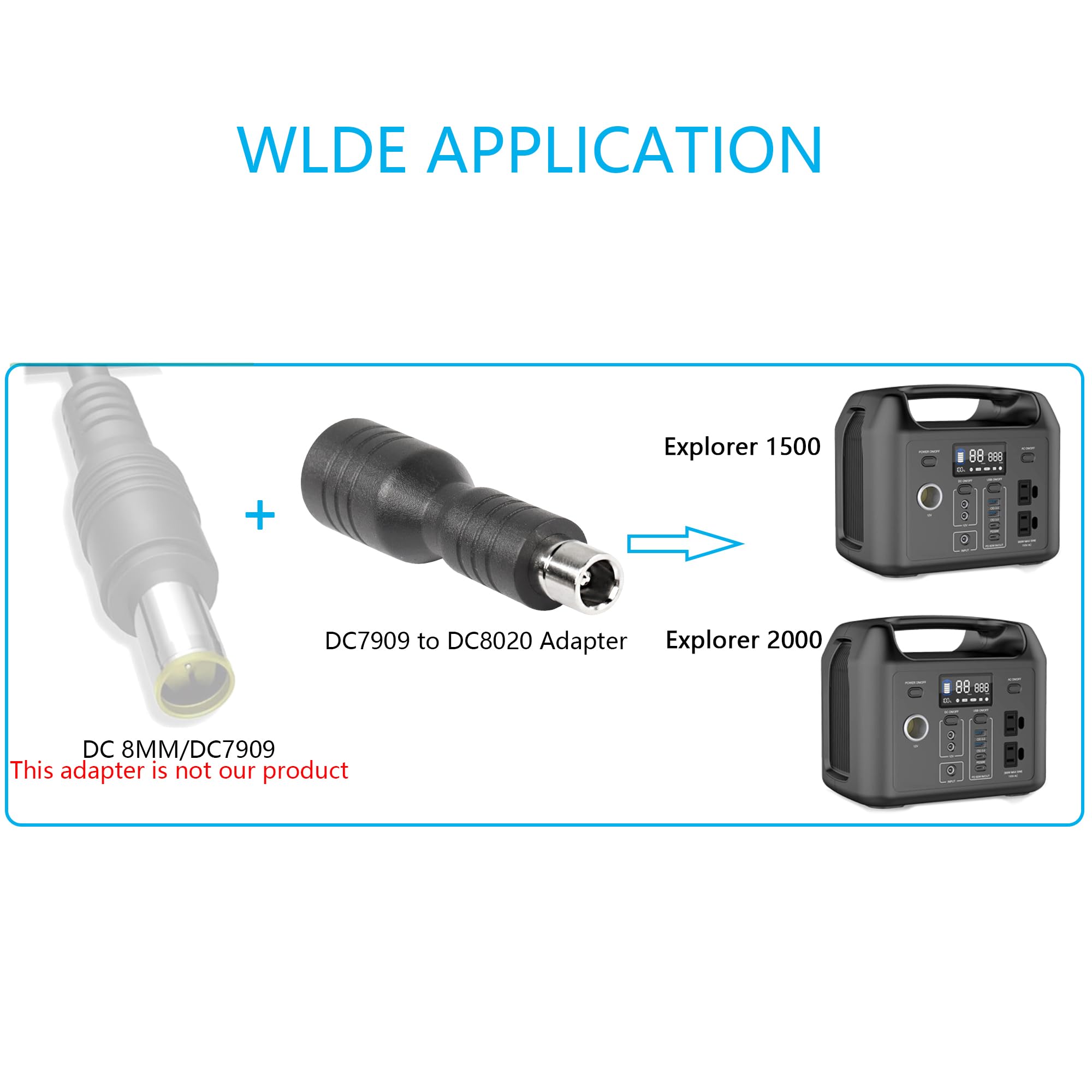 SinLoon adapter connected to a solar panel on an RV