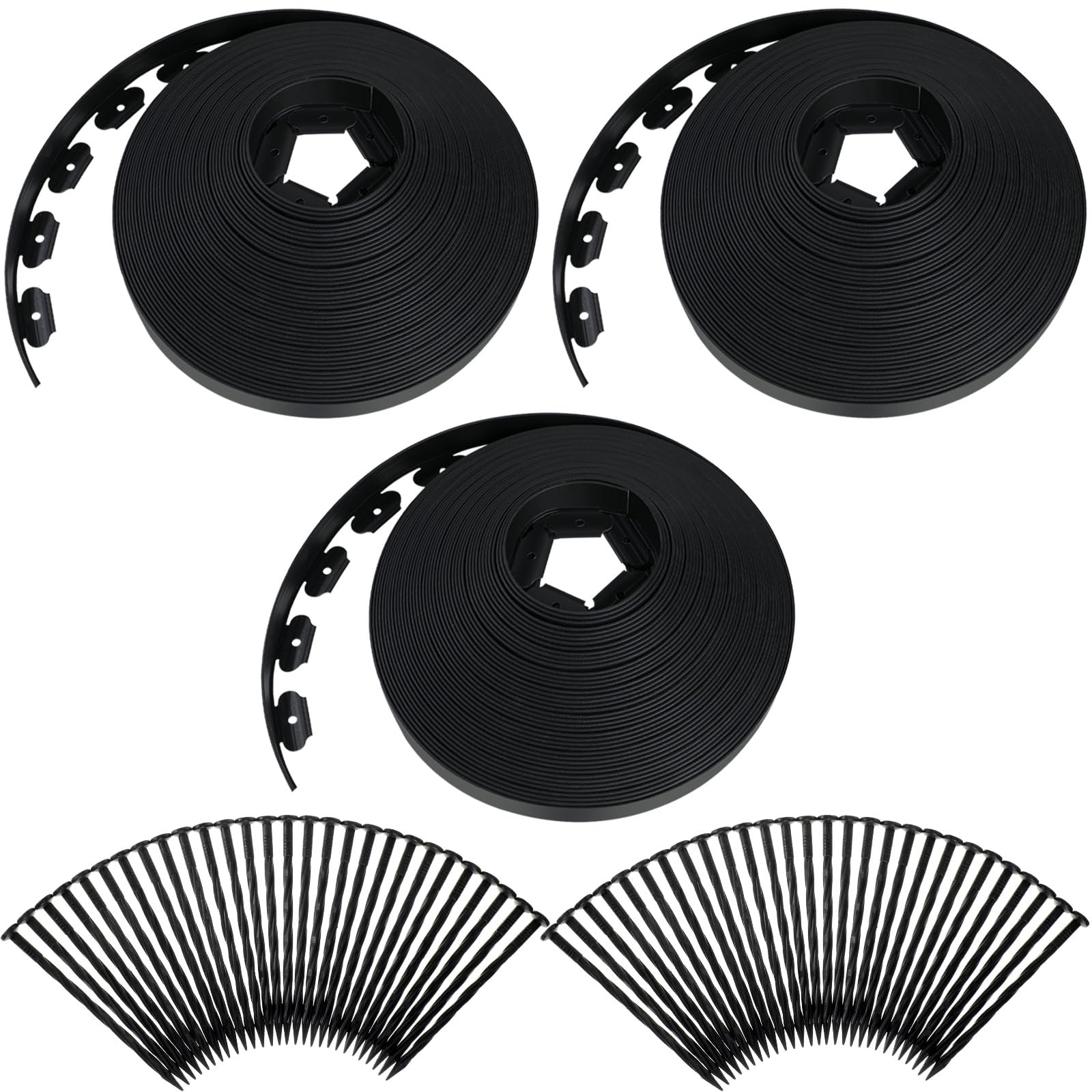 Sintuff edging kit with three 82-foot rolls forms clean borders.