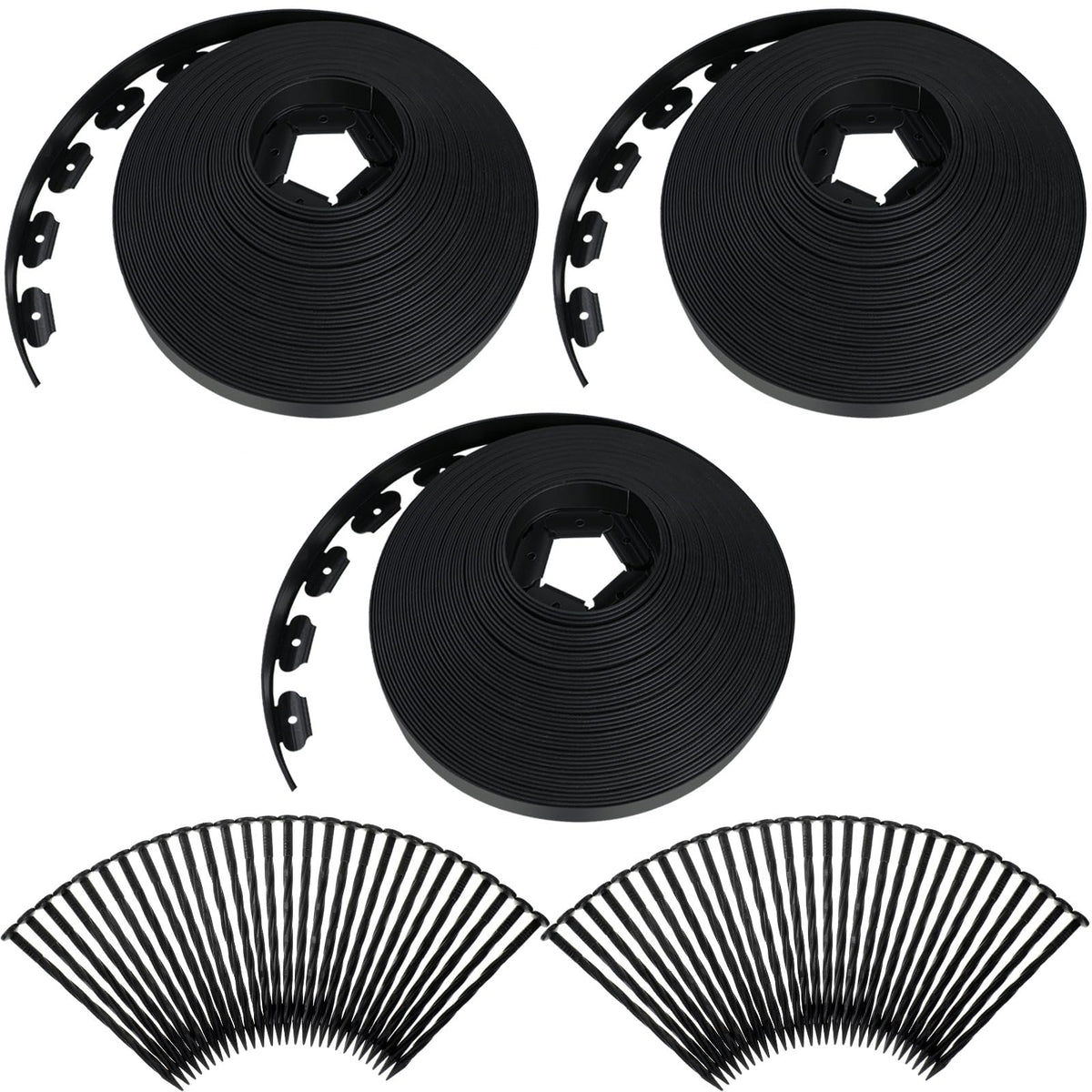 Sintuff edging kit with three 82-foot rolls forms clean borders.