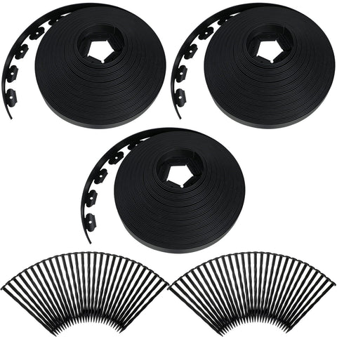 Sintuff edging kit with three 82-foot rolls forms clean borders.