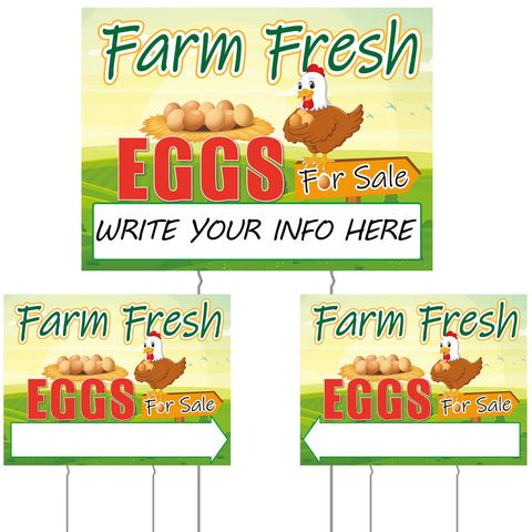 Sintuff eggs-for-sale-sign front view showcases rustic charm that attracts customers.