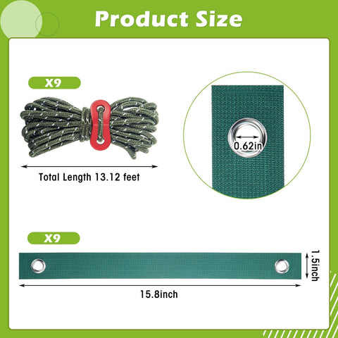 Sintuff nine 4 m dock lines provide flexible anchoring