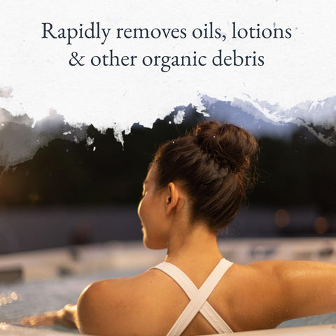 Sirona 82128 spa water clarity — clearer water and refreshed surfaces.