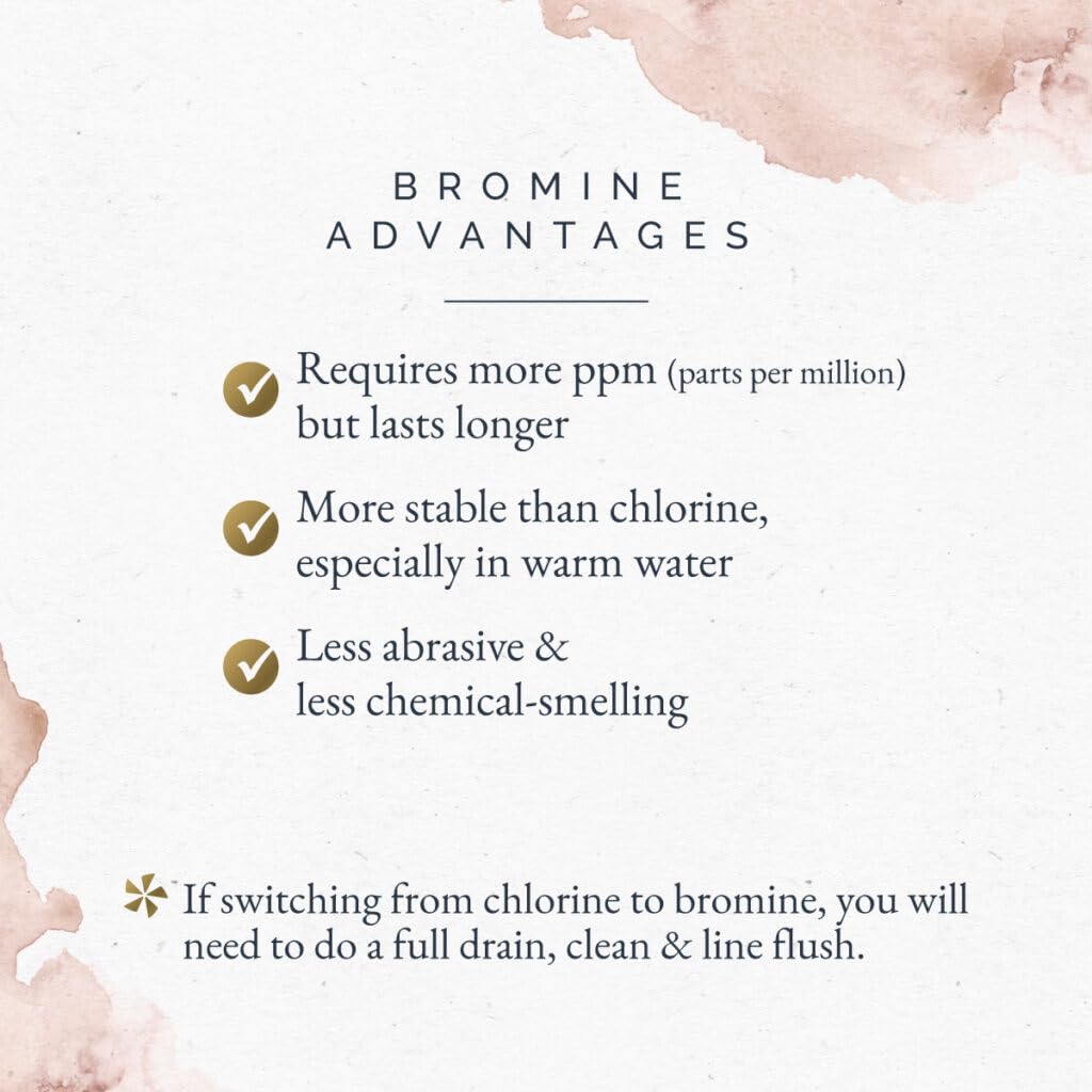 Sirona brominating granular helps maintain bromine levels in your spa.