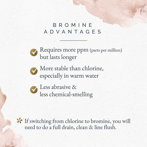Sirona brominating granular helps maintain bromine levels in your spa.