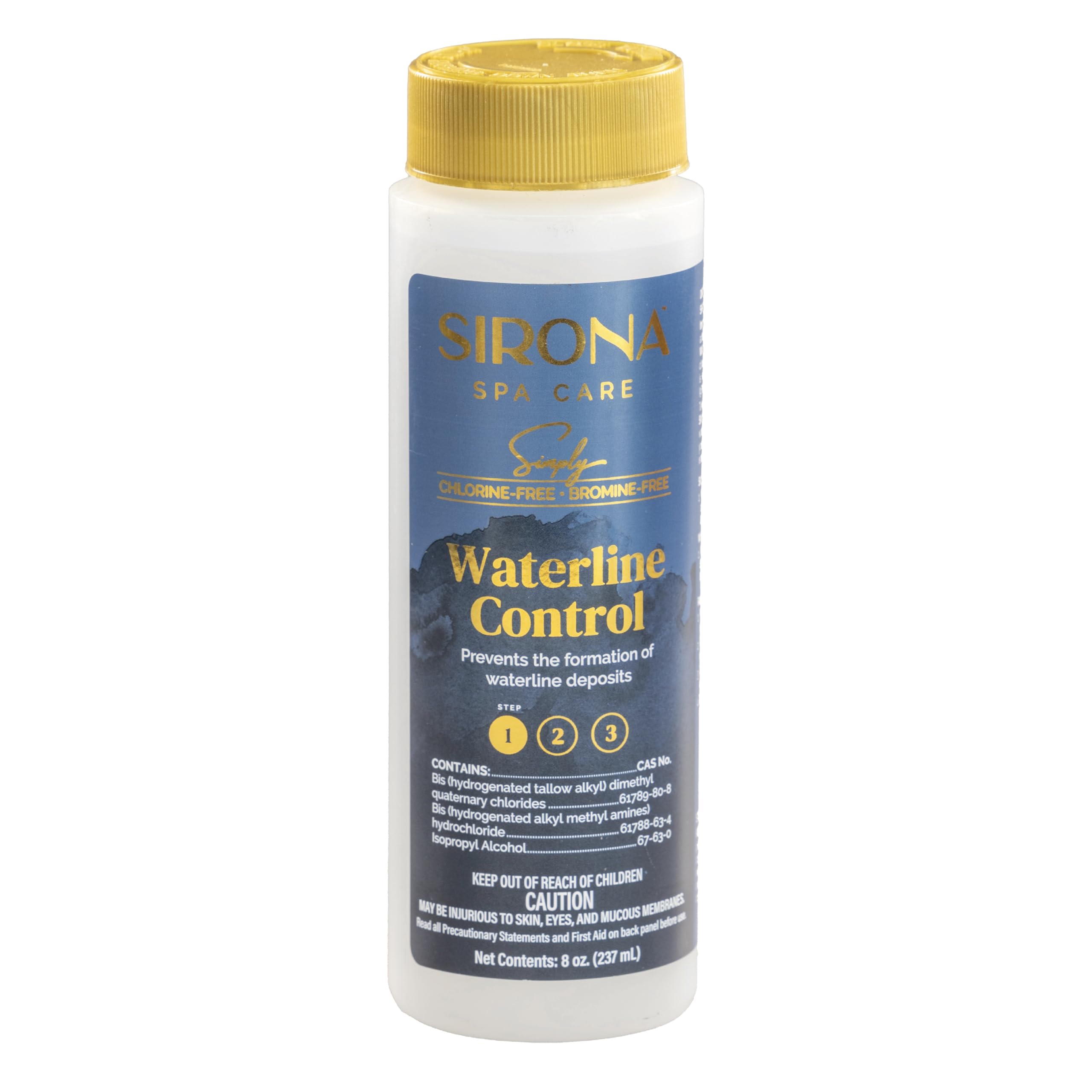 Sirona Simply Waterline Control bottle front view reduces deposits