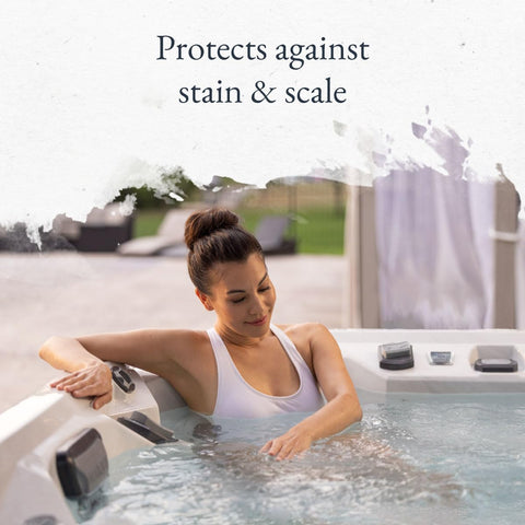 Sirona Protect Plus promotes clearer spa water after treatment for enhanced clarity