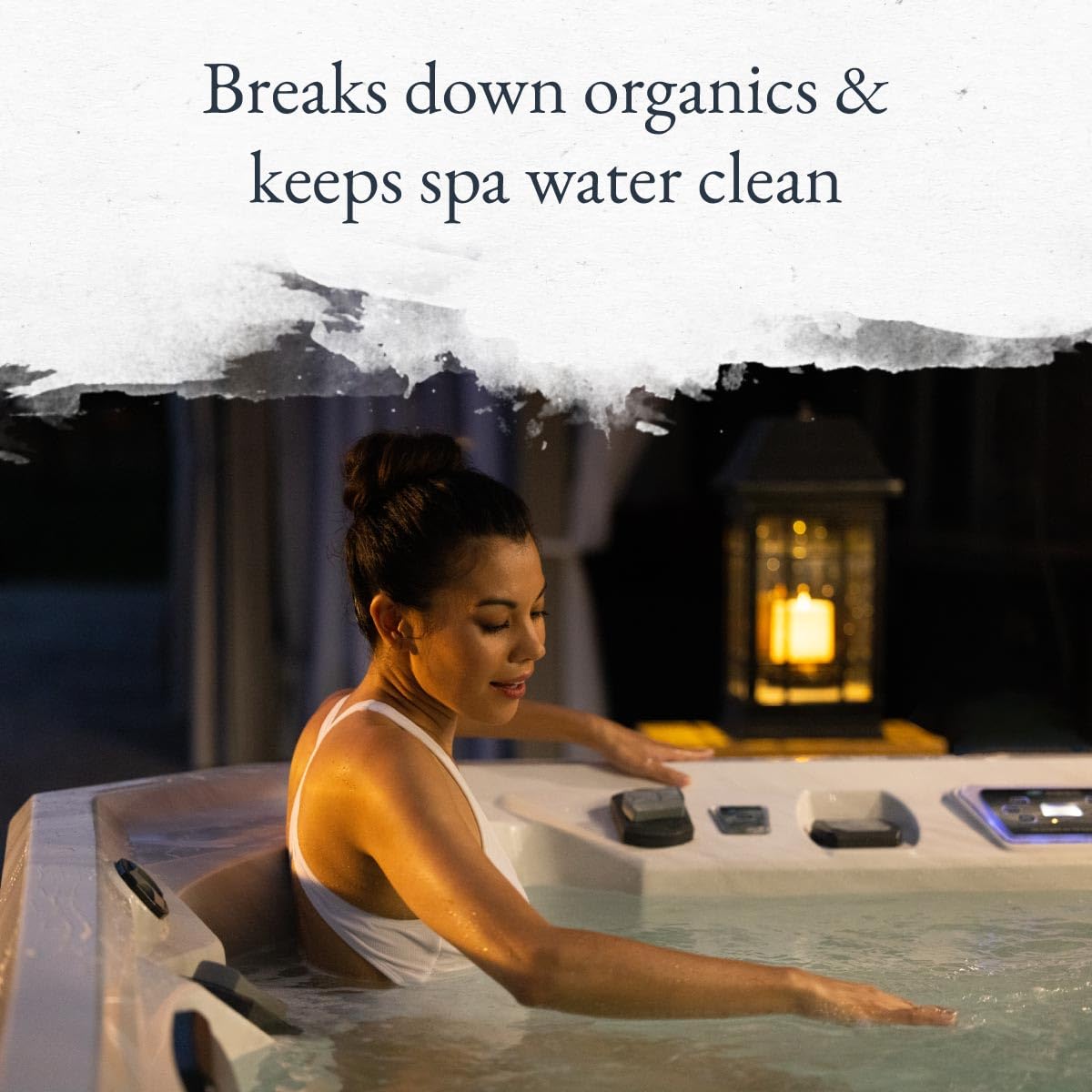 Sirona Simply Oxidizer in spa water preventing oils buildup