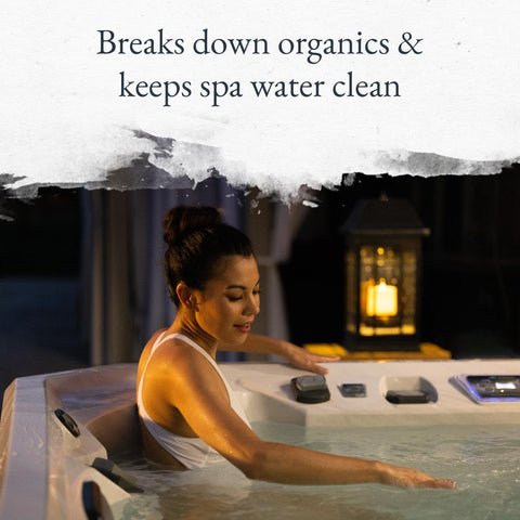 Sirona Simply Oxidizer in spa water preventing oils buildup