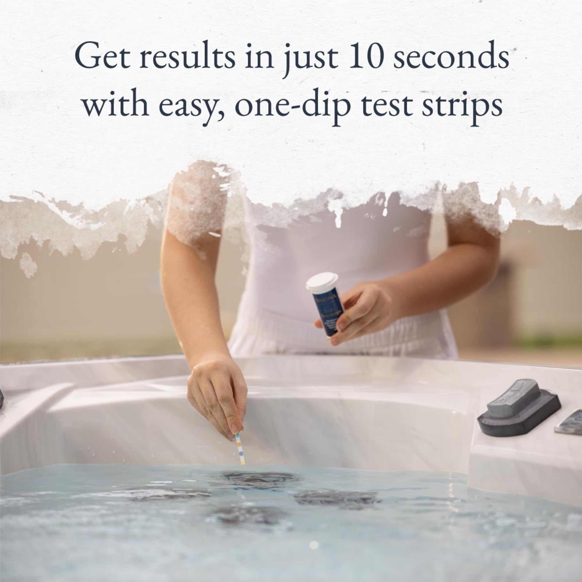 Sirona spa water testing steps guide for balanced water