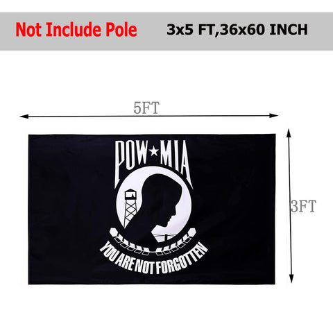 Sirrail Mia Pow Flag features four rows of stitching for added durability in wind.