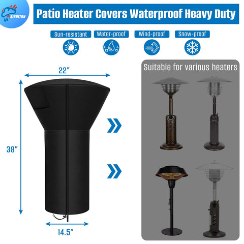 SIRUITON waterproof nano PU coating protects outdoor heaters.